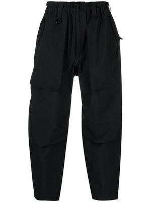 Y-3 Graphic Hard Shell straight trousers - Black