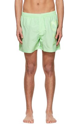 Y-3 Green Recycled Nylon Swim Shorts