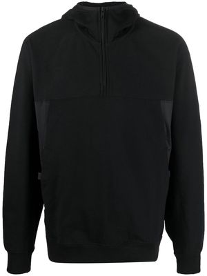 Y-3 half-zip fastening hoodie - Black