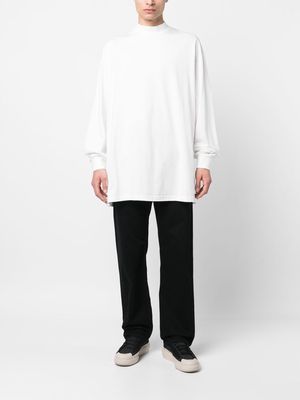 Y-3 high crew neck sweatshirt - White
