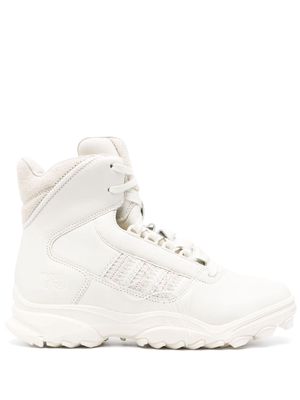 Y-3 high-top leather sneakers - Neutrals