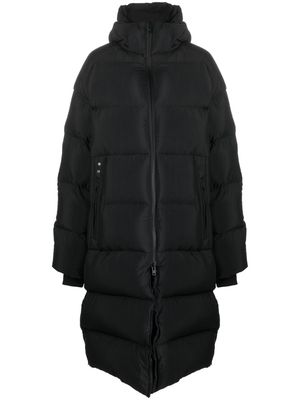 Y-3 hooded padded coat - Black