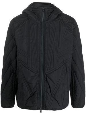 Y-3 hooded quilted bomber jacket - Black