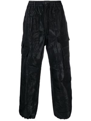 Y-3 jacquard ripstop cargo trousers - Black