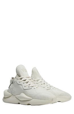 Y-3 Kaiwa Sneaker in Off White/white/white