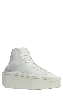 Y-3 Kyasu Hi Sneaker in Off White/white/white