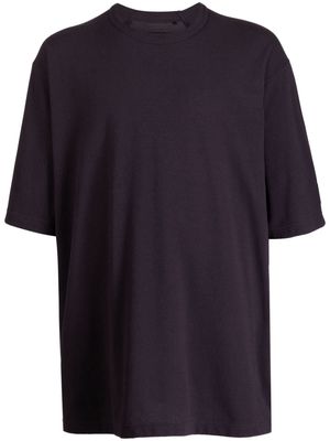 Y-3 logo cotton T-shirt - Purple