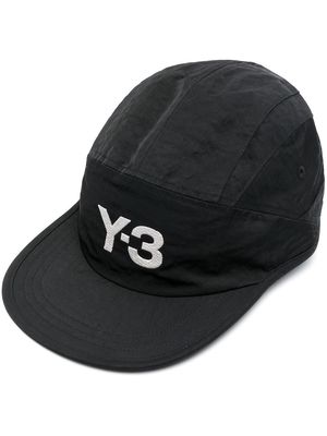 Y-3 logo-embroidered drawstring cap - Black