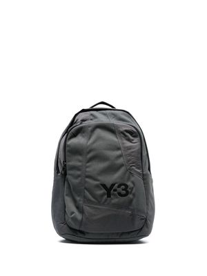 Y-3 logo-print backpack - Grey