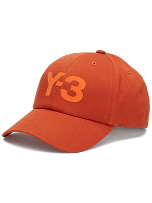 Y-3 logo-print baseball cap - Red