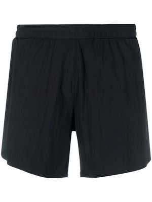 Y-3 logo-print elasticated-waist shorts - Black
