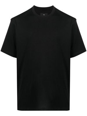Y-3 logo-print short-sleeved T-shirt - Black