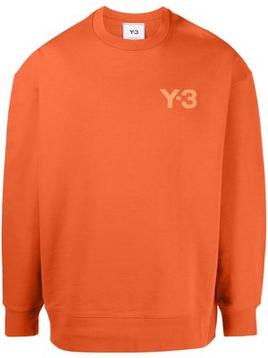 Y-3 logo-print sweatshirt - Orange