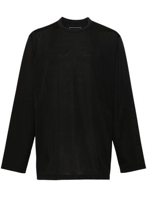 Y-3 long-sleeve cotton T-shirt - Black