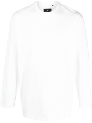 Y-3 long-sleeved cotton T-Shirt - White