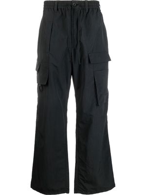 Y-3 loose-fit cotton pants - Black