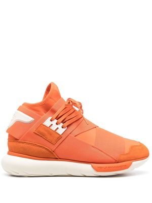 Y-3 low-top lace-up sneakers - Orange