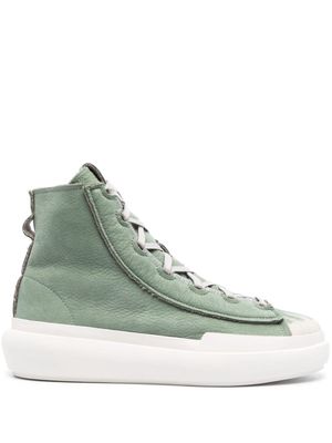Y-3 Nizza High leather sneakers - Green