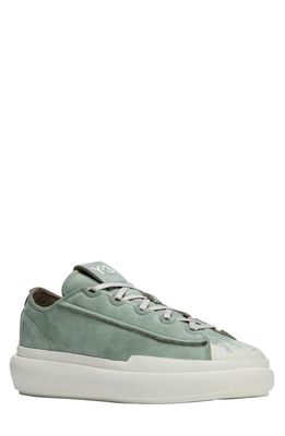 Y-3 Nizza Low-Top Sneaker in Silver Green/Green/White