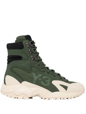 Y-3 Notoma ankle boots - Green