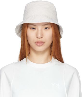 Y-3 Off-White Logo Bucket Hat