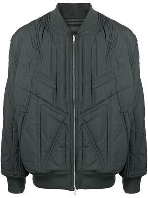 Y-3 quilted bomber jacket - Green