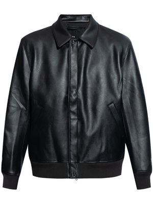 Y-3 Real Madrid feaus-leather jacket - Black