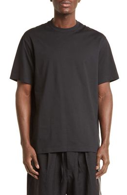 Y-3 Relaxed Cotton T-Shirt in Black