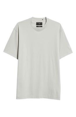 Y-3 Relaxed Fit Cotton T-Shirt in Wonder Silver