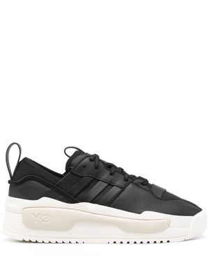 Y-3 Rivalry leather sneakers - Black