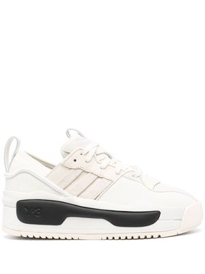 Y-3 Rivalry leather sneakers - White