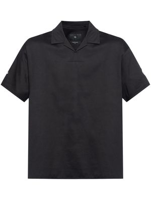 Y-3 RM short-sleeved cotton polo shirt - Black