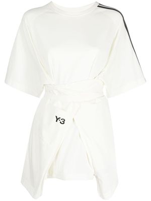 Y-3 Sail Closure logo-print T-shirt - White