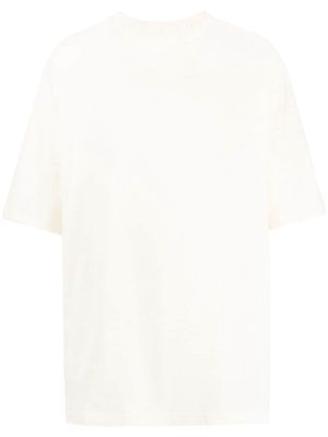 Y-3 short-sleeved jersey-knit T-shirt - Neutrals