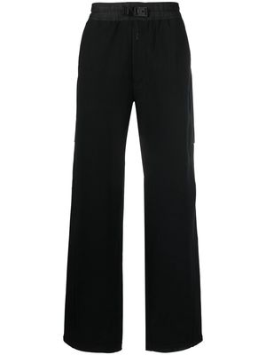 Y-3 straight-leg cut trousers - Black