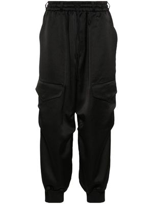 Y-3 TCH seersucker cargo trousers - Black