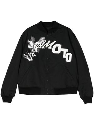 Y-3 Team insulated bomber jacket - Black