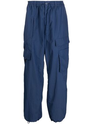 Y-3 wide-leg cargo trousers - Blue