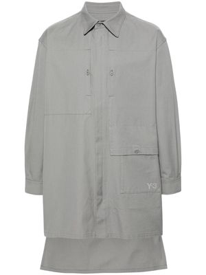 Y-3 Workwear single-breasted coat - Grey