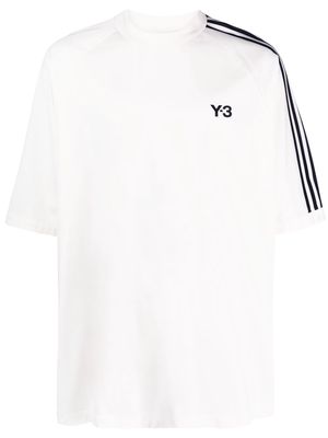 Y-3 x adidas logo-print T-shirt - White