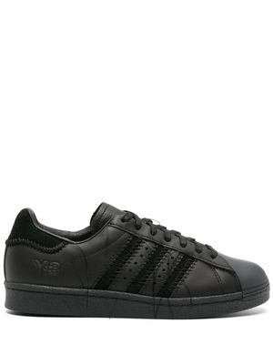 Y-3 x Adidas Superstar lace-up sneakers - Black