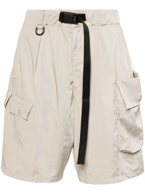 Y-3 x Adidas twill cargo shorts - Neutrals