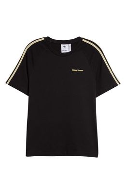Y-3 x Wales Bonner 3-Stripes Organic Cotton T-Shirt in Black