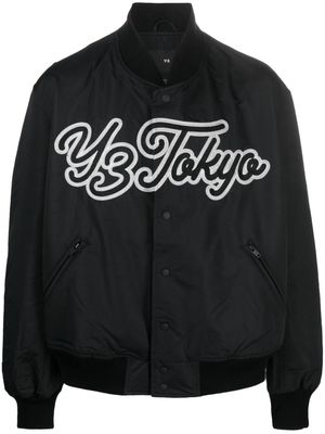 Y-3 Y-3 Team logo-embroidered jacket - Black