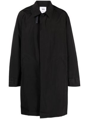 Y-3 zip-up coat - Black