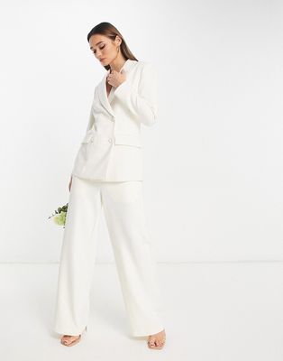Y.A.S Bridal tailored blazer in white - part of a set