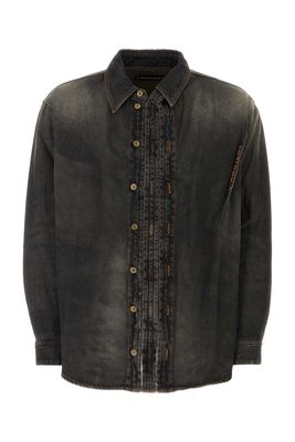 Y/Project Black Denim Shirt