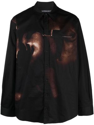 Y/Project Body Collage cotton shirt - Black
