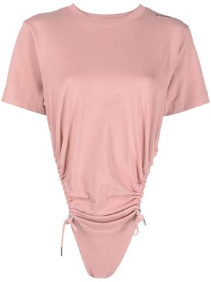 Y/Project cut-out detail body T-shirt - Pink