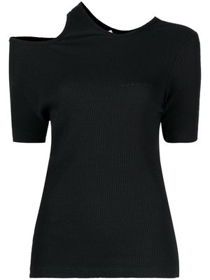 Y/Project cut-out ribbed top - Black
